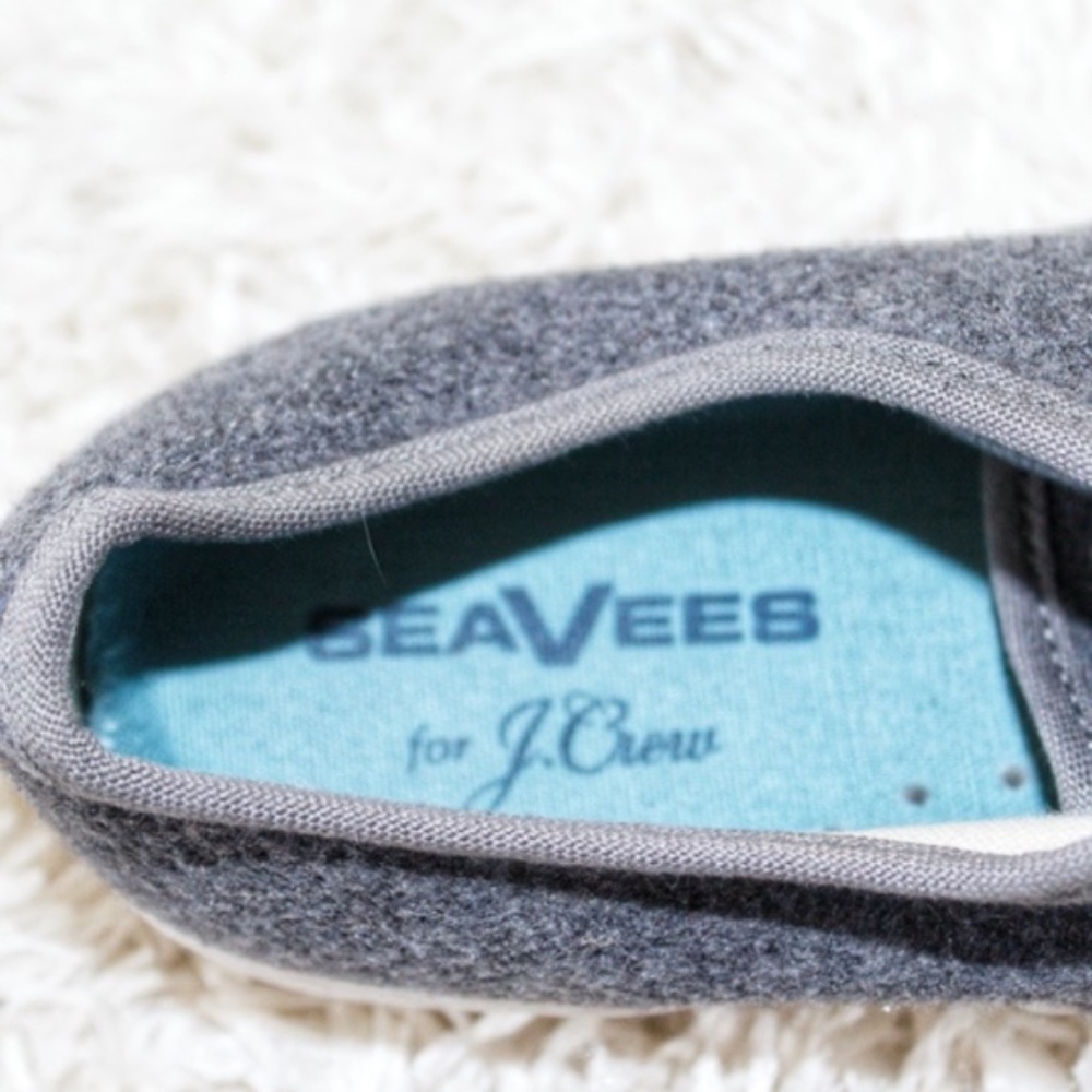 Seavees by J.Crew wool gray sneakers size 6 - Picture 9 of 9